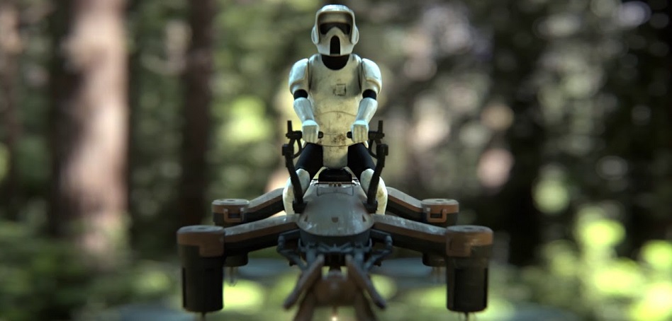 Drones para sentirse como un piloto de Star Wars